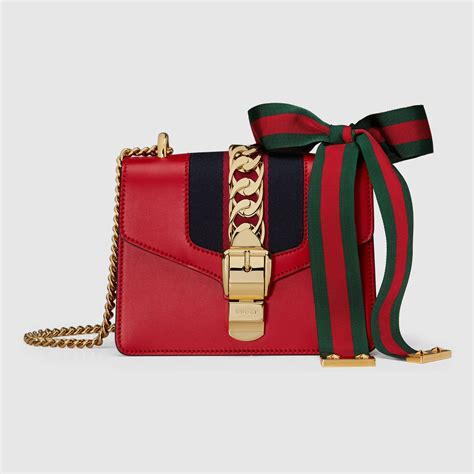 Sylvie leather mini chain bag 